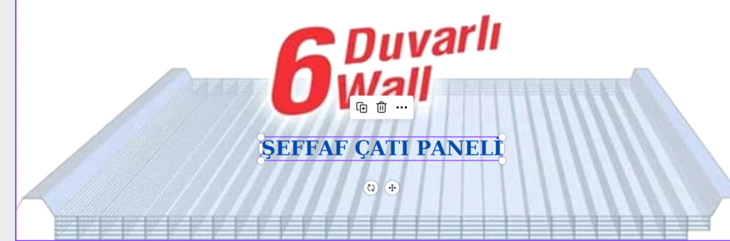 ŞEFFAF SANDVİÇ PANEL -BURSAPROFİL®